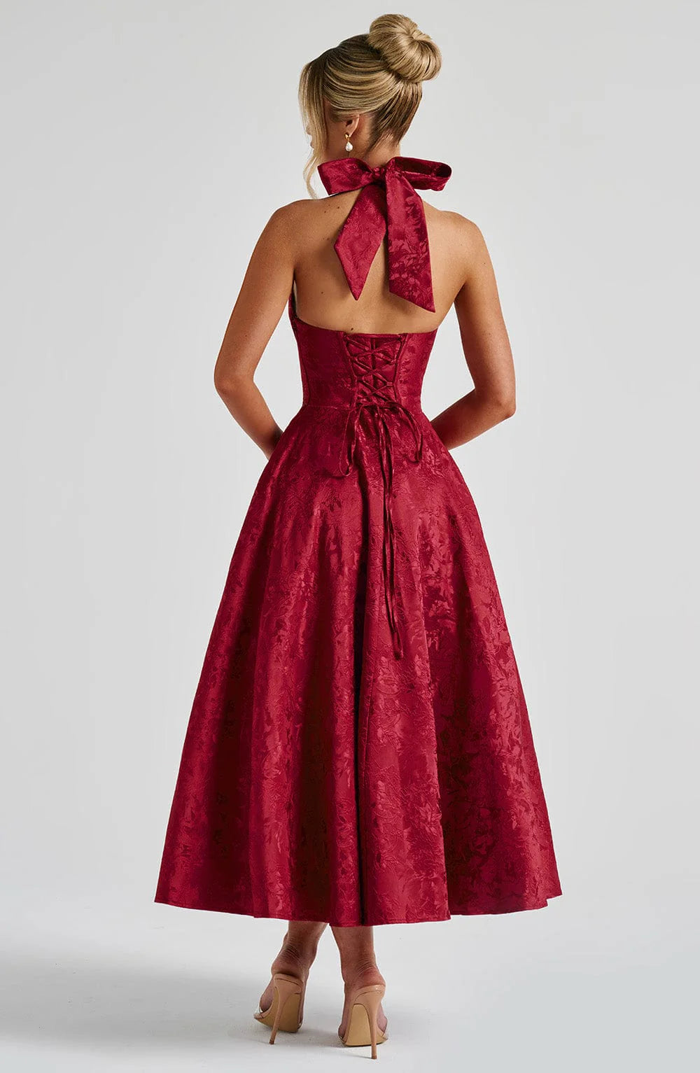 Kensington Halter Midi Dress